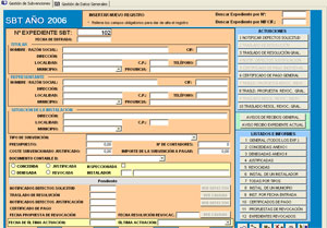 Aplicación de Gestión de Subvenciones
