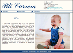 Ficha de Pili Carrera