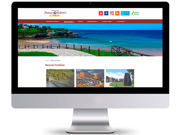 Fundación Parque Histórico del Navia - Edise Soluciones: diseño y desarrollo de páginas Web