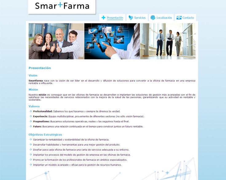 SmartFarma - Edise Soluciones: diseño y desarrollo de páginas Web