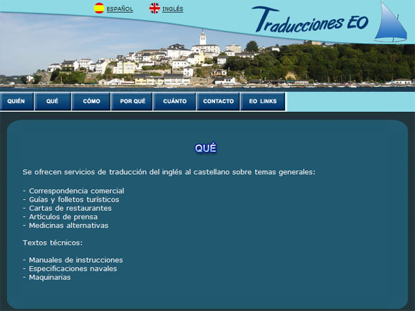 Traducciones EO - Edise Soluciones: diseño y desarrollo de páginas Web