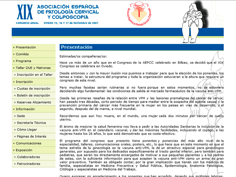 XIX Congreso Anual AEPCC - Edise Soluciones: diseño y desarrollo de páginas Web