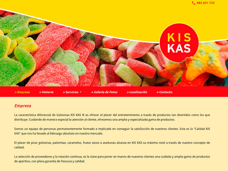 Golosinas KIS KAS en Navia (Asturias)