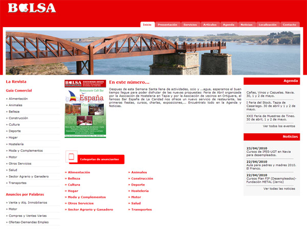 Bolsa Publicidad - Edise Soluciones: diseño y desarrollo de páginas Web