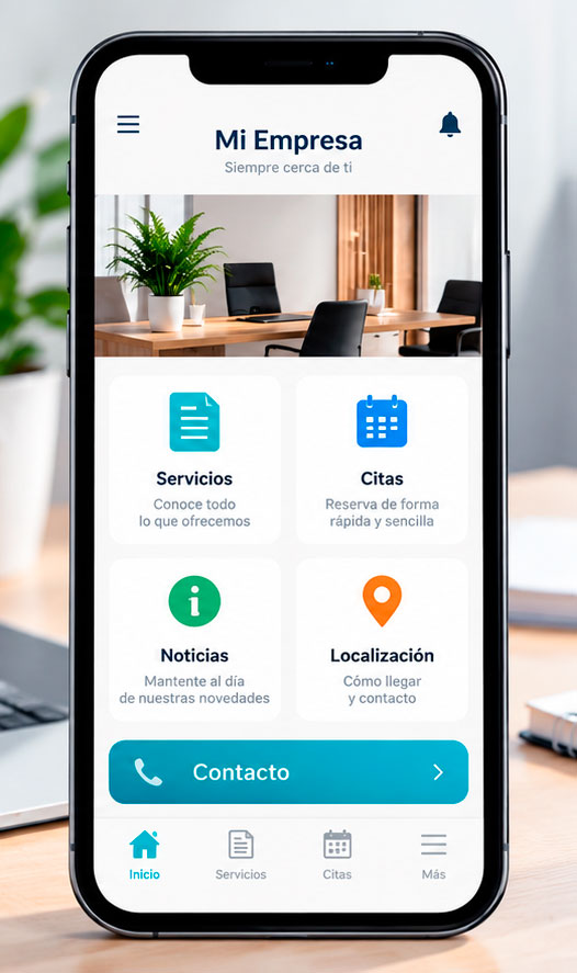 Aplicaciones móviles para empresas