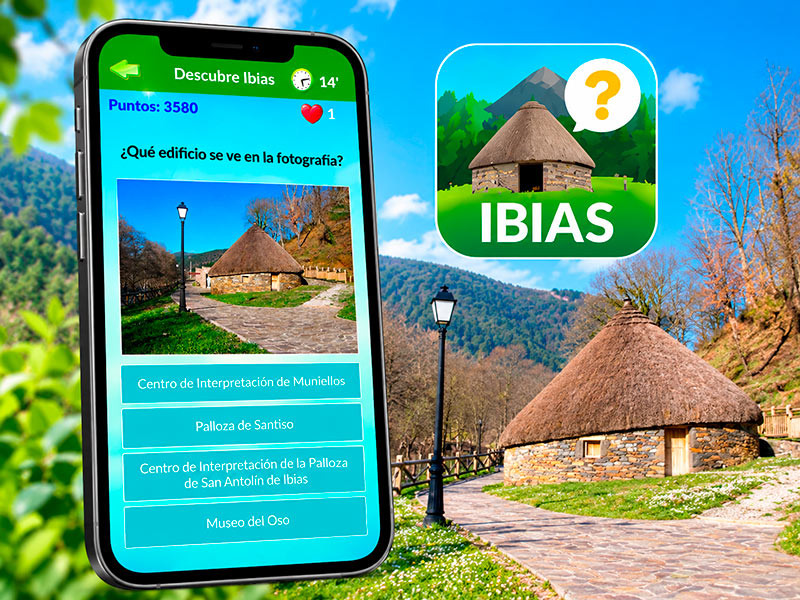 Videojuego Trivial de Ibias con preguntas sobre el patrimonio y la cultura del municipio